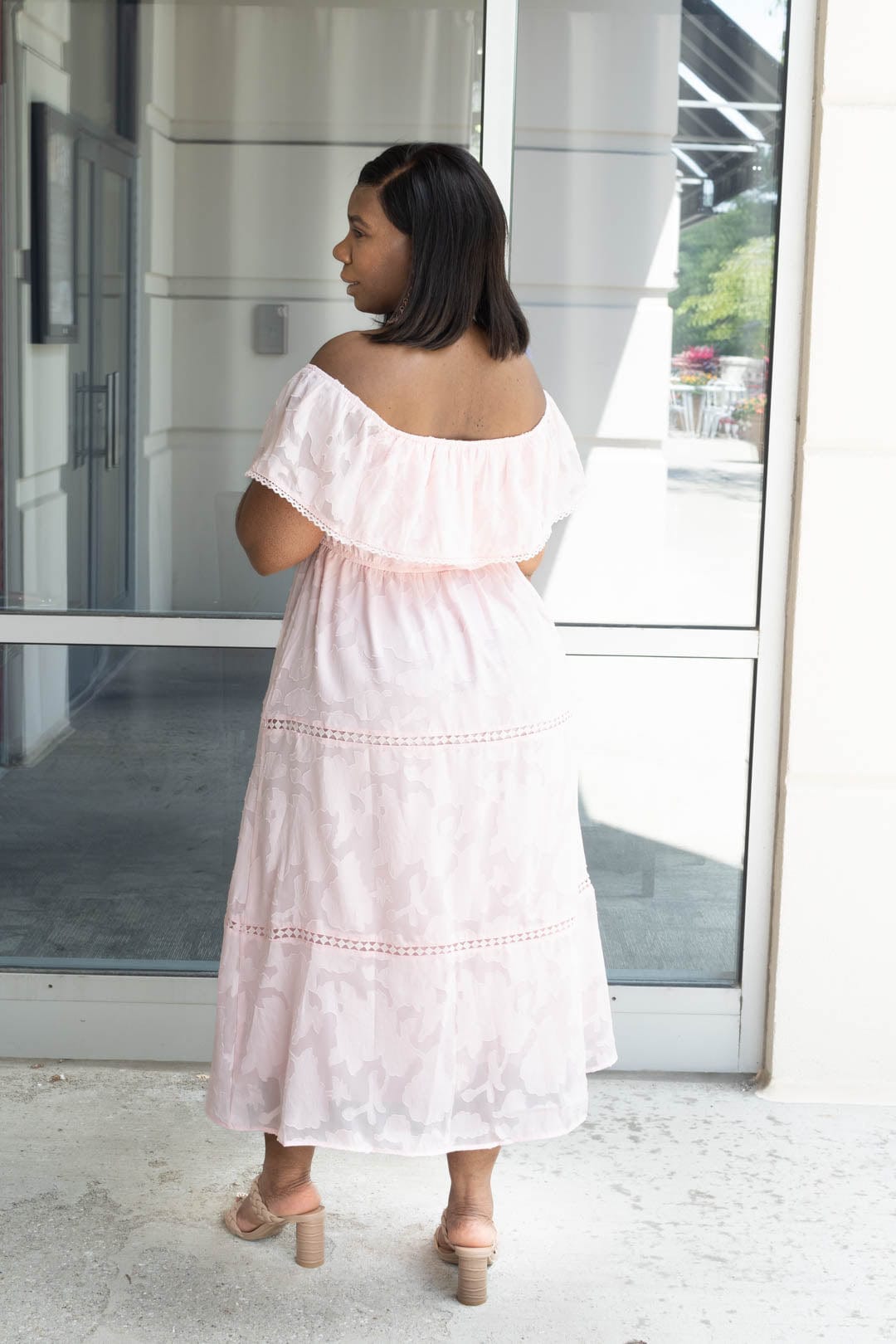 Charrisheleven Dresses Pretty In Pink Petite Tiered Maxi Dress
