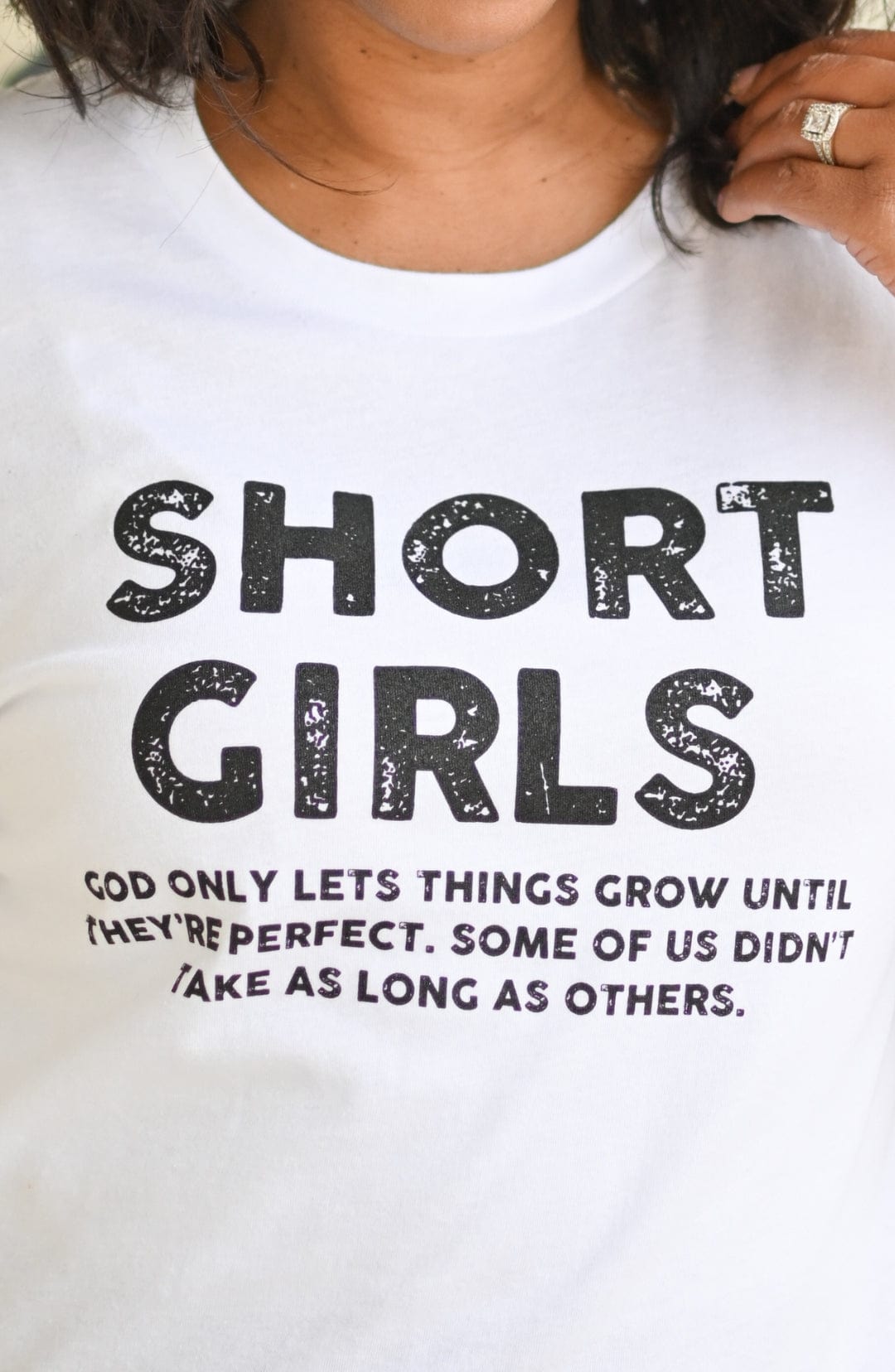 Short Girl Graphic T Shirt SALE) Charrisheleven
